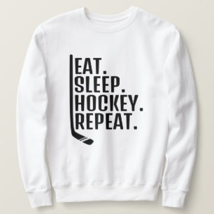Sudadera Comer Dormir Hockey Repetir
