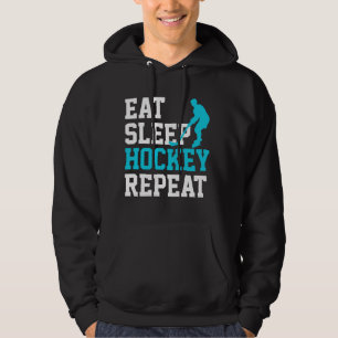 Sudadera Comer Dormir Hockey Repetir