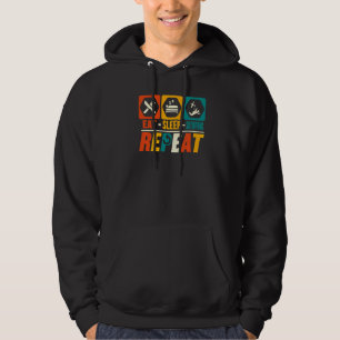 Sudadera Comer Dormir Paracaidismo Repetir  Paracaidista Pa