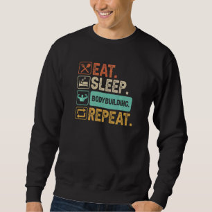 Sudadera Comer el Bodybuilding del sueño repite el culturis