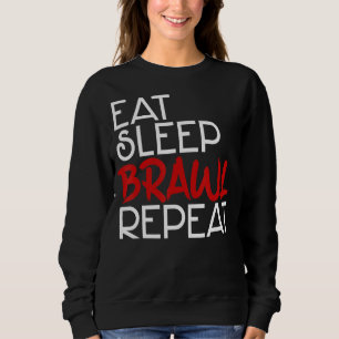 Sudadera Comer El Brawl Del Sueño Repetir El Juego Del Juga