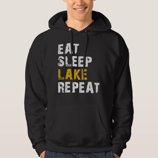 Sudadera comer el lago dormido (Anverso)