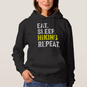 Sudadera Comer el senderismo del sueño repetir la camiseta,