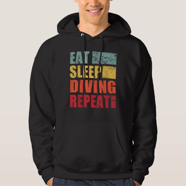 Sudadera Comer el sueño inmerso repetición (Anverso)
