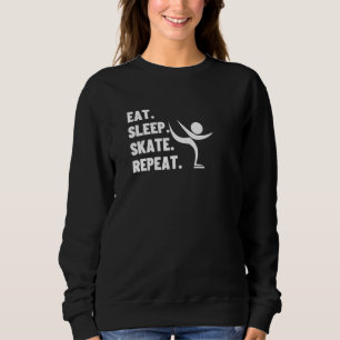 Sudadera Comer la piel de sueño repetir el rollo de hielo