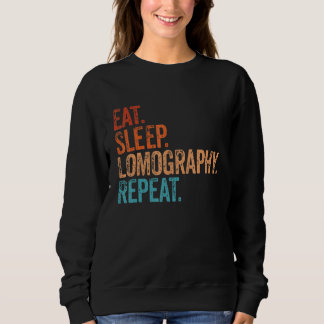 Sudadera Comer Lomografía Sleep Repetir fotografía de cámar