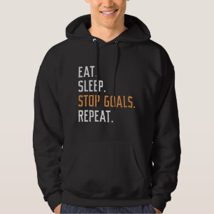 Sudadera Comer los objetivos de parada de sueño repetidos