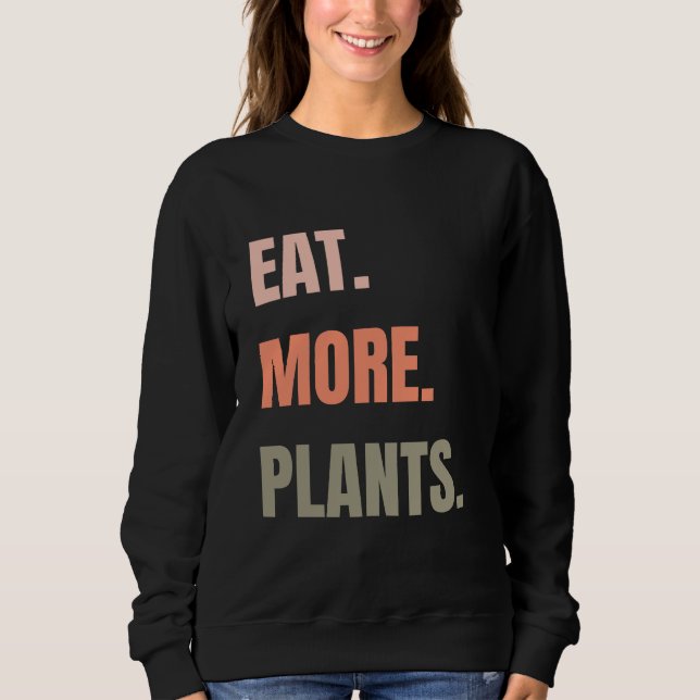 SUDADERA COMER MÁS PLANTAS (Anverso)