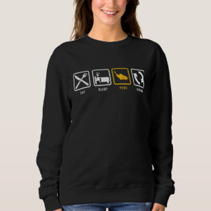 Sudadera Comer Pescado De Sueño Repentino Para Pescar Fanát