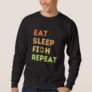 Sudadera Comer Pescador De Pescado De Sueño Repentino Para