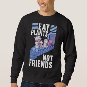 Sudadera Comer Plantas No Amigos Vegan Veggie Vegan Dieta