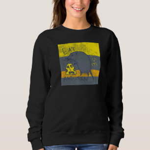 Sudadera Comer Queso Y Sin Guay Rat Mouse Mano Dibujada Say