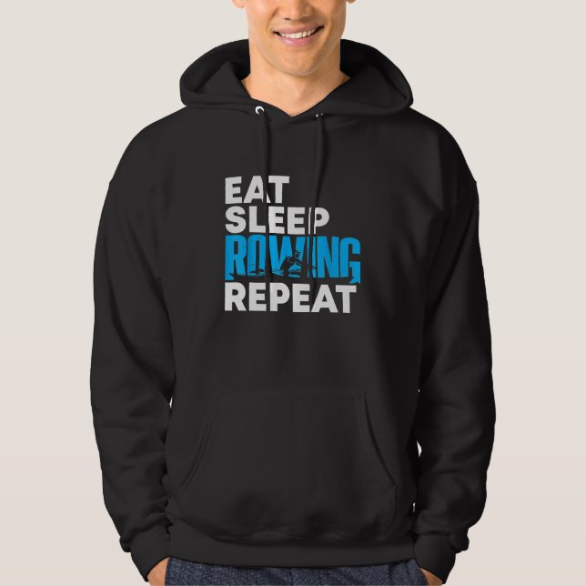 Sudadera Comer Rowing Rowing Great Gift Rowers Mujeres (Anverso)