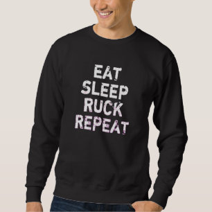 Sudadera Comer Rugby de Sueño Repetido Rugby