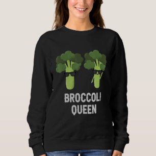 Sudadera Comer saludable Me Encanta Broccoli Queen Planta B