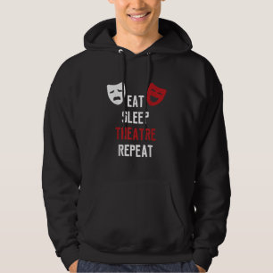 Sudadera Comer Sleep Atre Repeat - Musical Broadway Actor G