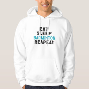 Sudadera Comer Sleep Badminton Repetir el bloqueo del jugad