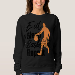 Sudadera Comer Sleep Basketball Repetir El Amor Para Jugar 