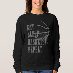 Sudadera Comer Sleep Basketball Repetir jugador de balonces