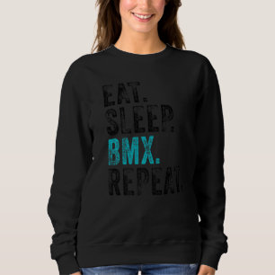 Sudadera Comer Sleep Bmx Repetir Bicicleta Funny Motocross