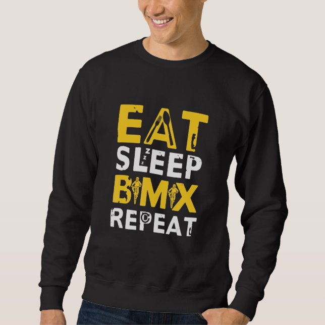 Sudadera Comer Sleep Bmx Repetir Bmx (Anverso)