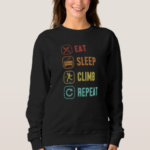Sudadera Comer Sleep Climb Repetir el Boulding Indoor Speed
