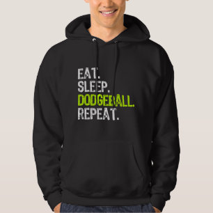 Sudadera Comer Sleep Dodgeball Repetir al jugador más diver