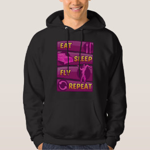 Sudadera Comer Sleep Fly Repetir sedas de yoga aéreas