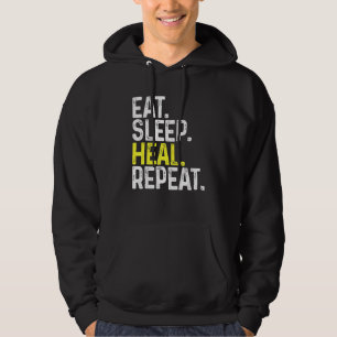 Sudadera Comer Sleep Heal Repetir Gaming Healer