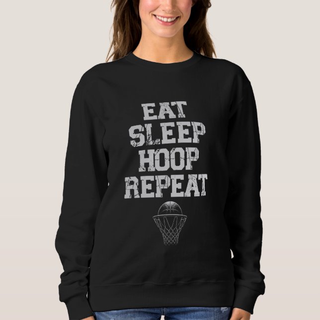 Sudadera Comer Sleep Hoop Repetir Basketball (Anverso)