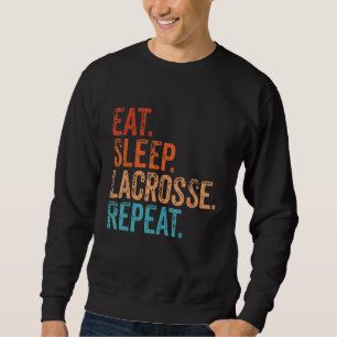 Sudadera Comer Sleep Lacrosse Repetir Deportes Vintage dive