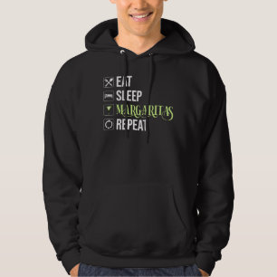 Sudadera Comer Sleep Margaritas Repetir