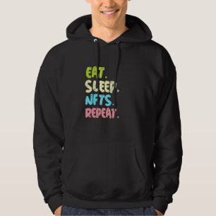 Sudadera Comer Sleep Nfts Repetir Para Colector Nft