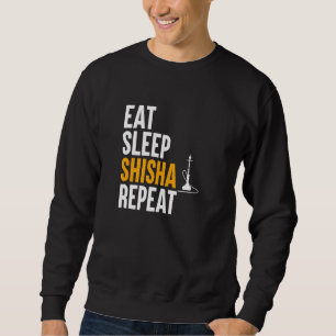Sudadera Comer Sleep Shisha Repetir - Nuez de humo de tuber