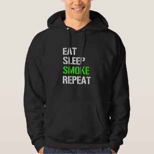 Sudadera Comer Sleep Smoke Repetir Comer Sleep Weed Repetir