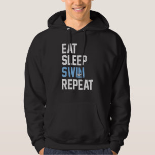Sudadera Comer Sleep Swimmer Repetir nadador