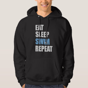 Sudadera Comer Sleep Swimmer Repetir nadador