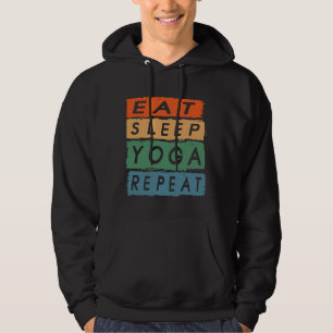 Sudadera Comer Sleep Yoga Repeat Vintage