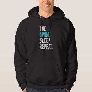 Sudadera Comer Sueño Natación Repetir Natación