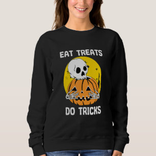 Sudadera Comer Tratamientos Hacer Trucos Halloween Scary Sk