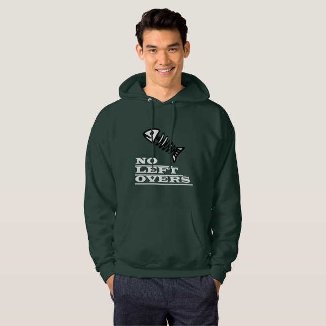 Sudadera Comer una Funky Verde Sin un Artículo De Los Que S (Anverso completo)
