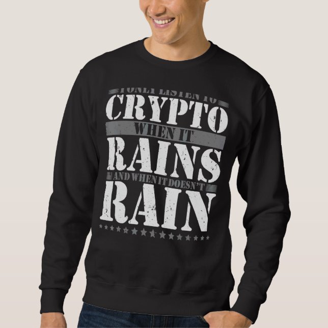 Sudadera Comercialización De Criptocurrency Millionaire Cry (Anverso)