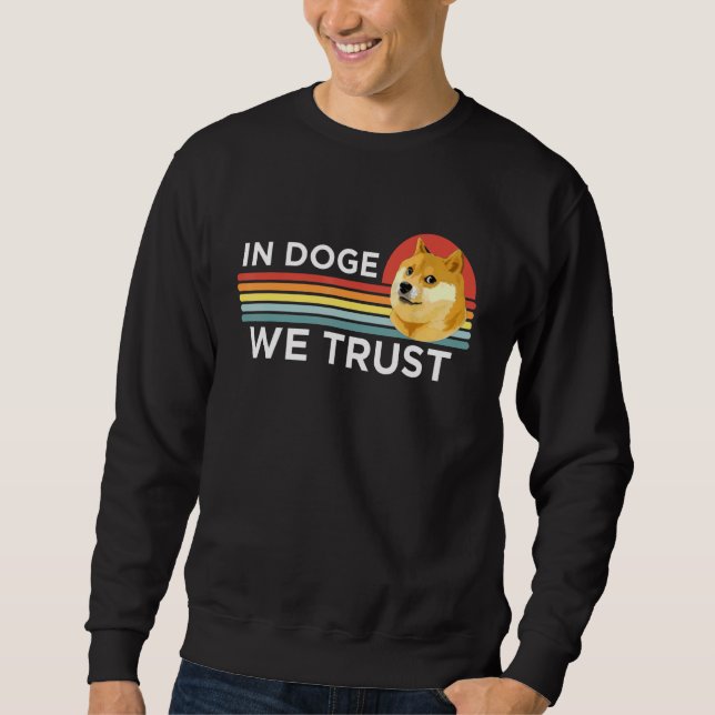 Sudadera Comerciante de Criptodivisa de Doge de Dogecoína (Anverso)