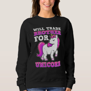 Sudadera Comerciará Hermano Por Unicornio