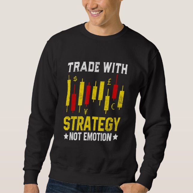 Sudadera Comercio con bolsa de valores de estrategia no de  (Anverso)