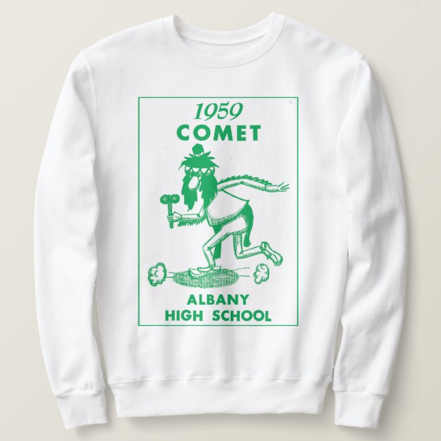 Sudadera Cometa Albany de la escuela secundaria Hvywt Sweat (Anverso del diseño)