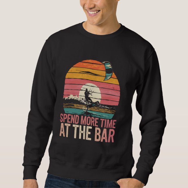 Sudadera Cometa de kite Cometa de kitesurf Cometa de tabla  (Anverso)