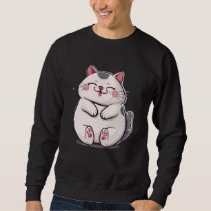 Sudadera Comic Art Kitten Pet Lover Playby Chubby Cute Cat