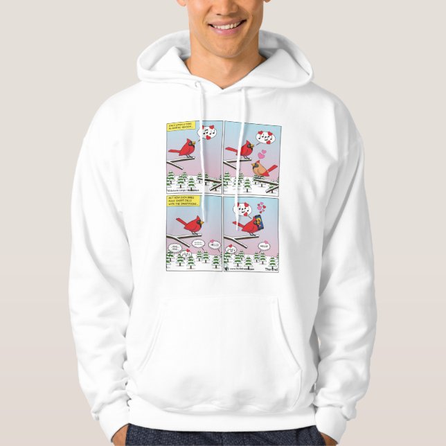 Sudadera Cómic De Modernas Llamadas A La Aparición De Aves (Anverso)