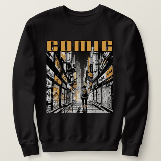 Sudadera Cómic Sweatshirt (Anverso del diseño)